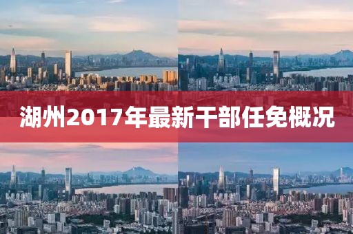湖州2017年最新干部任免概况