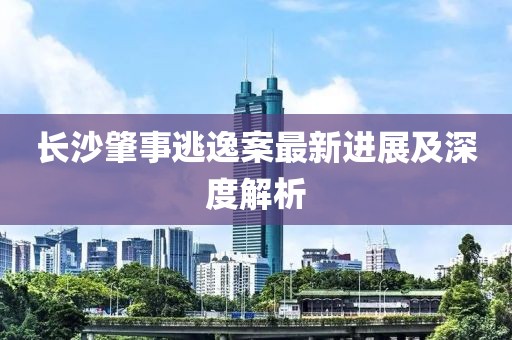 长沙肇事逃逸案最新进展及深度解析