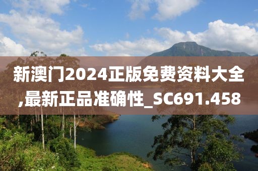 新澳门2024正版免费资料大全,最新正品准确性_SC691.458