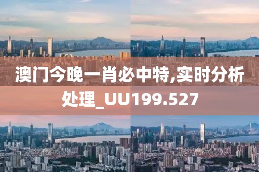 澳门今晚一肖必中特,实时分析处理_UU199.527