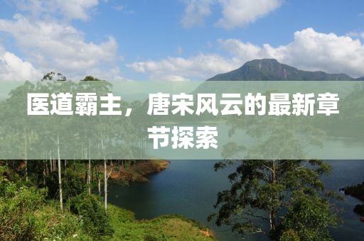 医道霸主，唐宋风云的最新章节探索