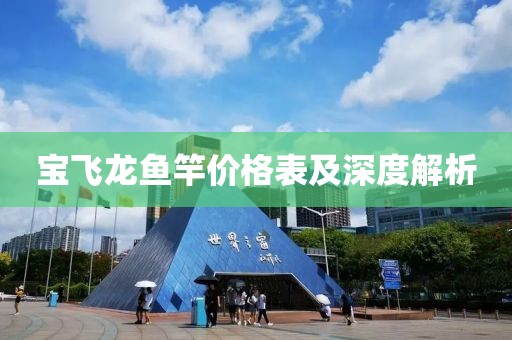 宝飞龙鱼竿价格表及深度解析