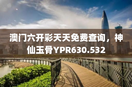 澳门六开彩天天免费查询，神仙玉骨YPR630.532