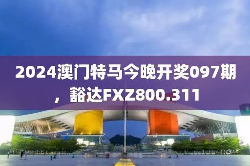 2024澳门特马今晚开奖097期，豁达FXZ800.311
