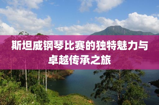 斯坦威钢琴比赛的独特魅力与卓越传承之旅