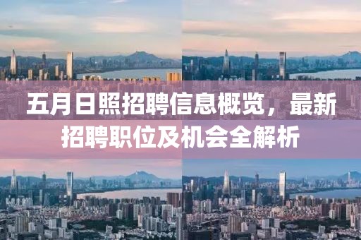 五月日照招聘信息概览，最新招聘职位及机会全解析