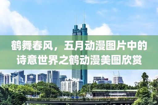 鹤舞春风，五月动漫图片中的诗意世界之鹤动漫美图欣赏