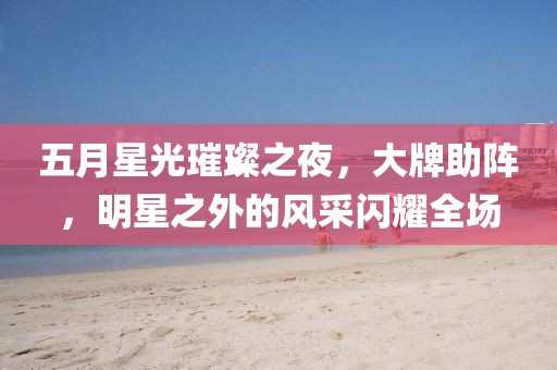 五月星光璀璨之夜，大牌助阵，明星之外的风采闪耀全场