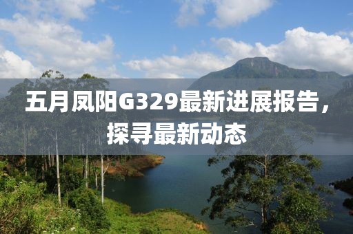 五月凤阳G329最新进展报告，探寻最新动态