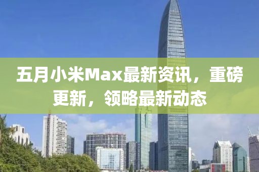 五月小米Max最新资讯，重磅更新，领略最新动态