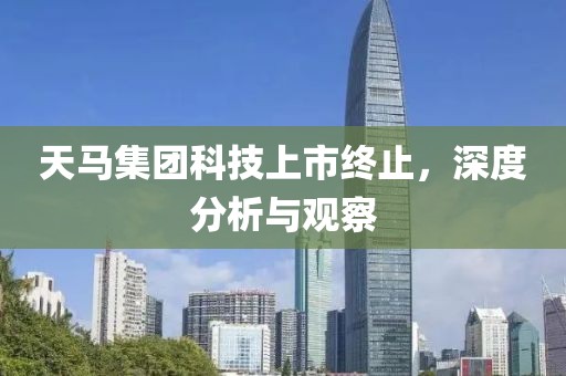 天马集团科技上市终止，深度分析与观察
