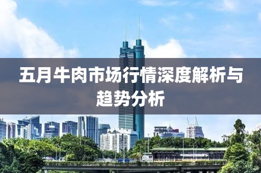 五月牛肉市场行情深度解析与趋势分析