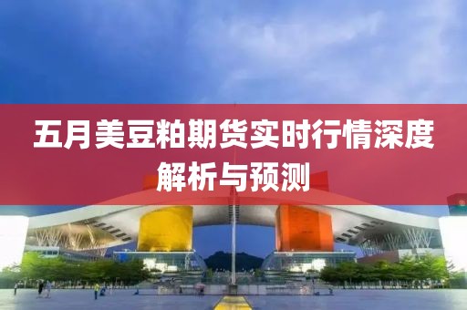 五月美豆粕期货实时行情深度解析与预测
