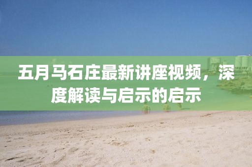 五月马石庄最新讲座视频，深度解读与启示的启示