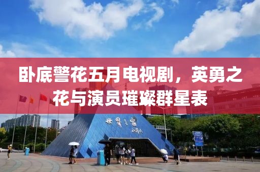 卧底警花五月电视剧，英勇之花与演员璀璨群星表
