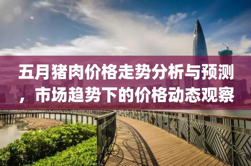 五月猪肉价格走势分析与预测，市场趋势下的价格动态观察