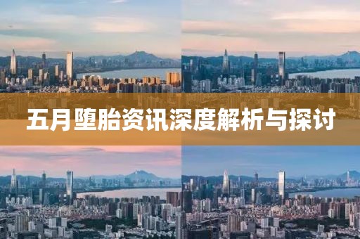 五月堕胎资讯深度解析与探讨