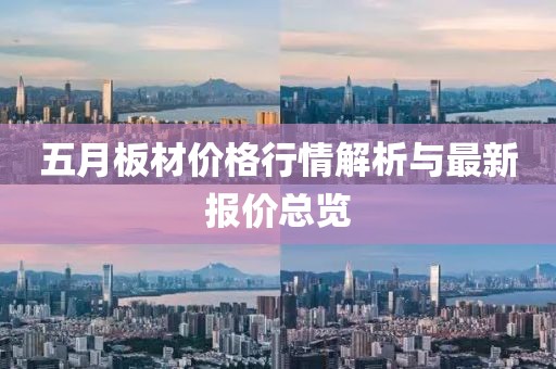 五月板材价格行情解析与最新报价总览