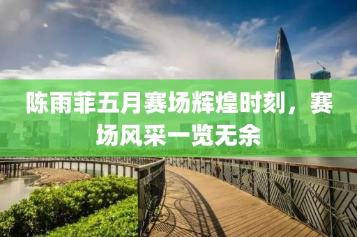 陈雨菲五月赛场辉煌时刻，赛场风采一览无余