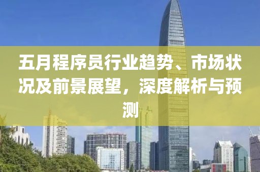 五月程序员行业趋势、市场状况及前景展望，深度解析与预测