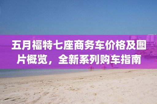 五月福特七座商务车价格及图片概览，全新系列购车指南