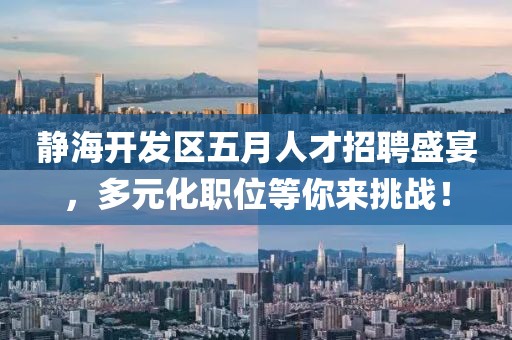 静海开发区五月人才招聘盛宴，多元化职位等你来挑战！