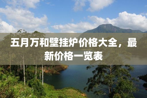 五月万和壁挂炉价格大全，最新价格一览表