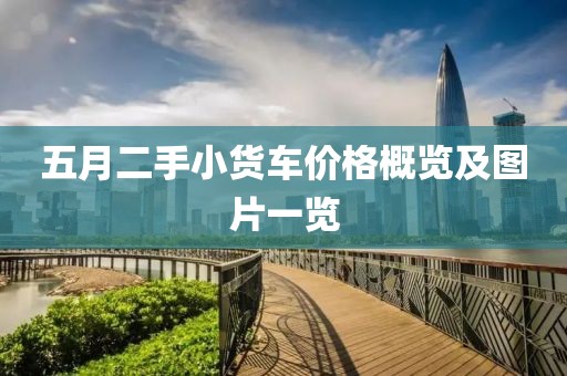 五月二手小货车价格概览及图片一览