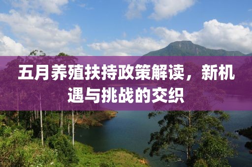 五月养殖扶持政策解读，新机遇与挑战的交织