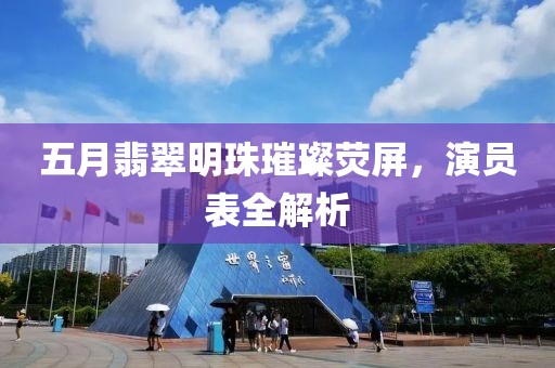 五月翡翠明珠璀璨荧屏，演员表全解析