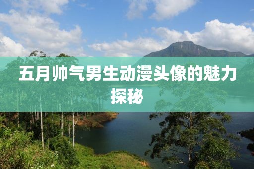 五月帅气男生动漫头像的魅力探秘