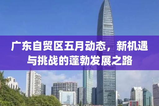 广东自贸区五月动态，新机遇与挑战的蓬勃发展之路
